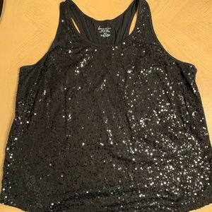Lane Bryant sparkly tank top